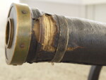 Leather clad cannon from English Civil War era